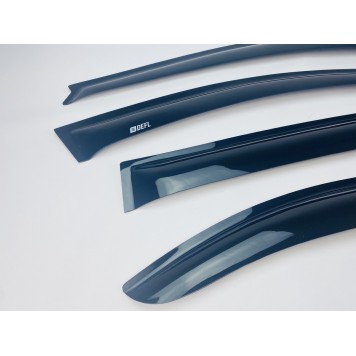 Дефлекторы окон Volkswagen Jetta 2011-2018 Sedan накладные (DEFL) Q2-1